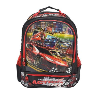Kids Speed Car Backpack For Boys Multi-Color 295